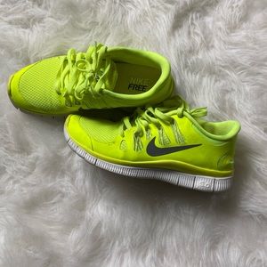 Nike Free 5.0 Neon Yellow